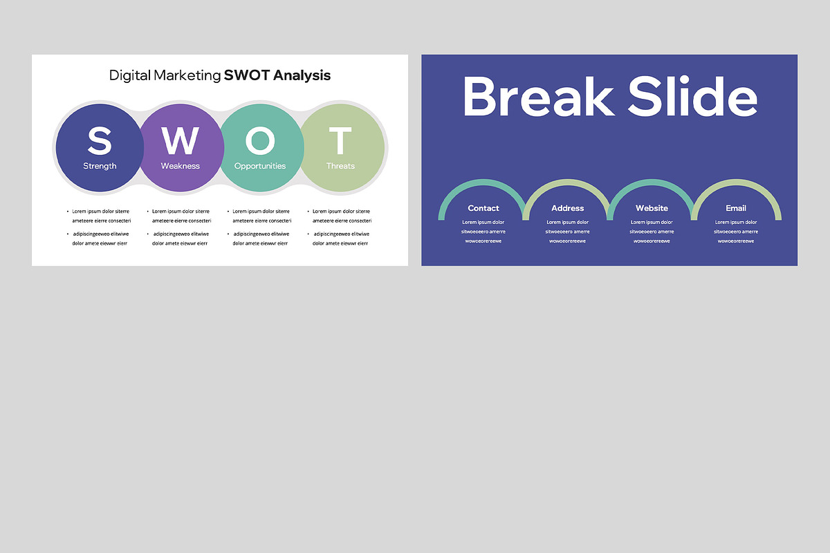 SWOT Infographics PowerPoint, a Presentation Template by rgbryand (Photo 4 of 7)