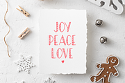 HAPPY HOLIDAYS Font Family, a Font by Blush Font Co. (Thumbnail 5 of 12)