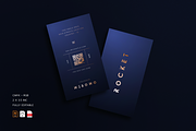 5 in 1 Vertical Luxury Business Card, a Business Card Template by Ctrl space studio (Thumbnail 1 of 6)
