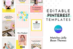 Cute Pinterest Templates For Canva