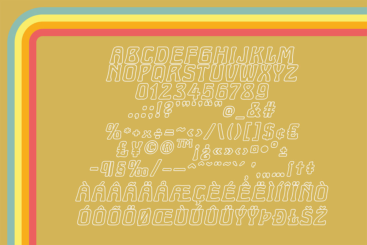 Boogie Down 70s Font, a Font by Horlleys (Photo 9 of 10)