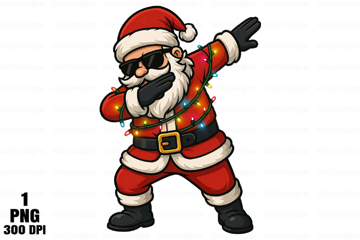 Christmas Santa PNG Clipart, an Illustration by Daily.Designs (Photo 1 of 10)