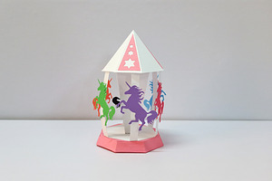 DIY Carousel - 3d Papercraft