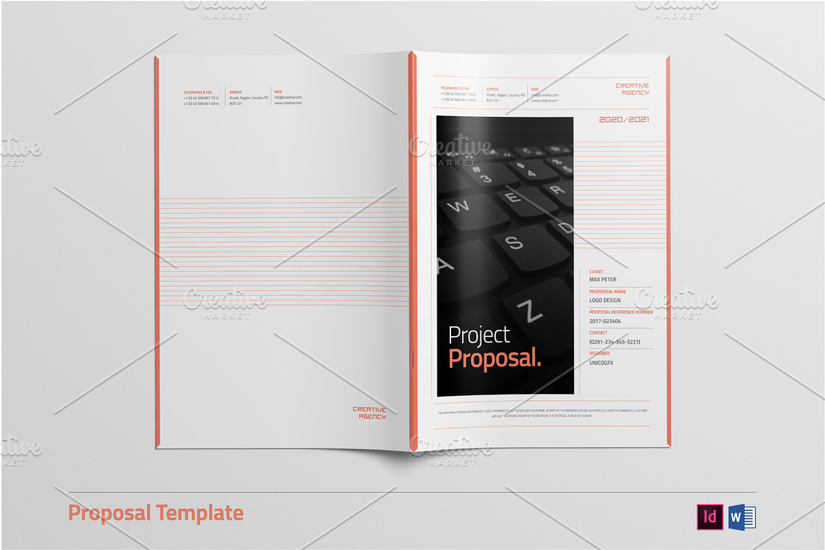 Proposal Template, a Stationery Template by Mastergfx (Photo 9 of 16)