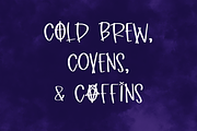 Broomsticks Witchy Font, a Handwritten Font by Beck McCormick (Thumbnail 9 of 10)