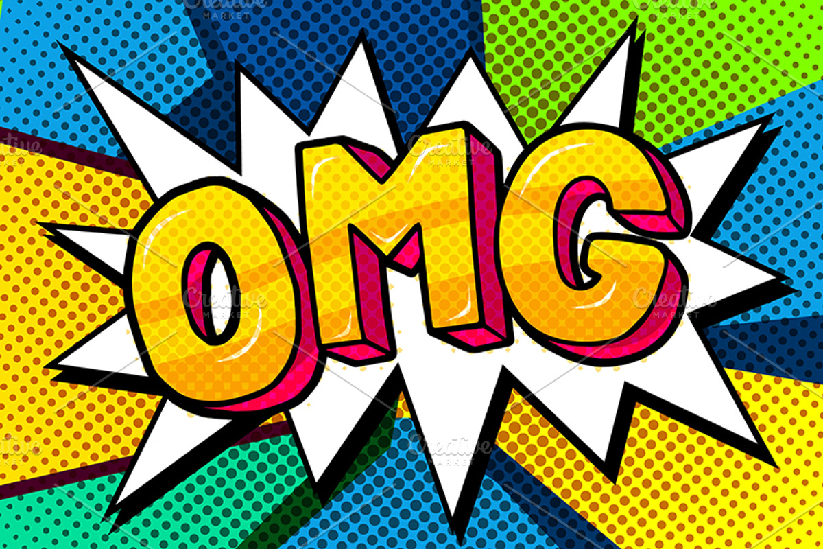 OMG Message, a Decorative Illustration by VectorStory
