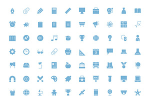 250 Education Vector Icons