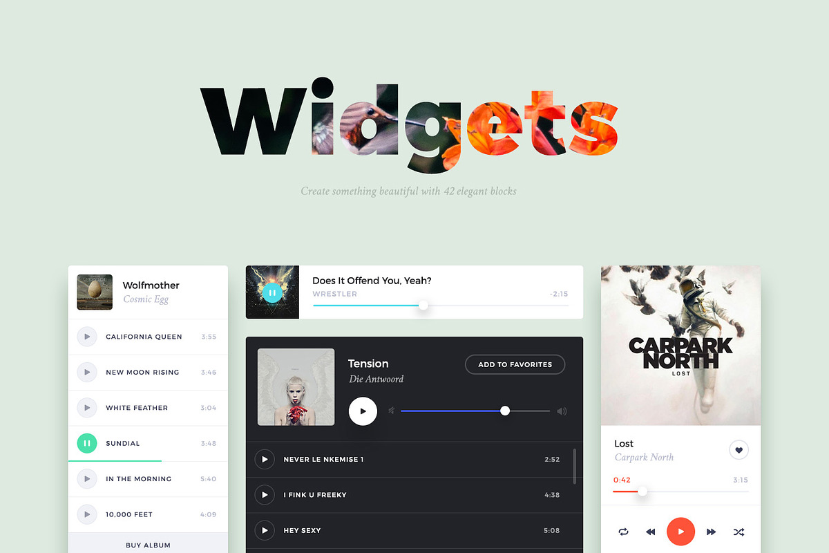 Portland UI Kit, an UI Kit Template by Craftwork (Photo 5 of 11)