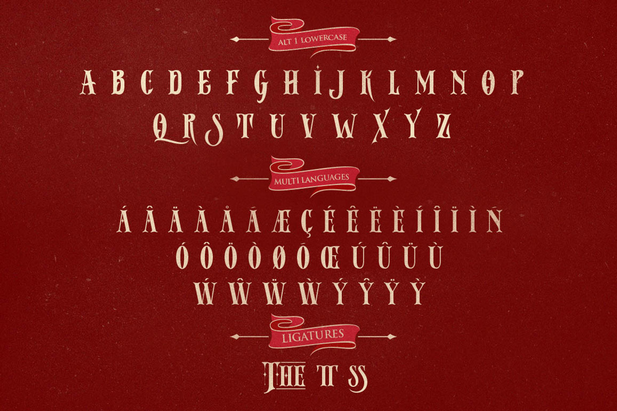 Stay Alive | Victorian Style Font preview 3