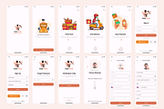 Food Delivery Mobile UI Kit, a Templates & Theme by Ace UI/UX (Thumbnail 2 of 8)