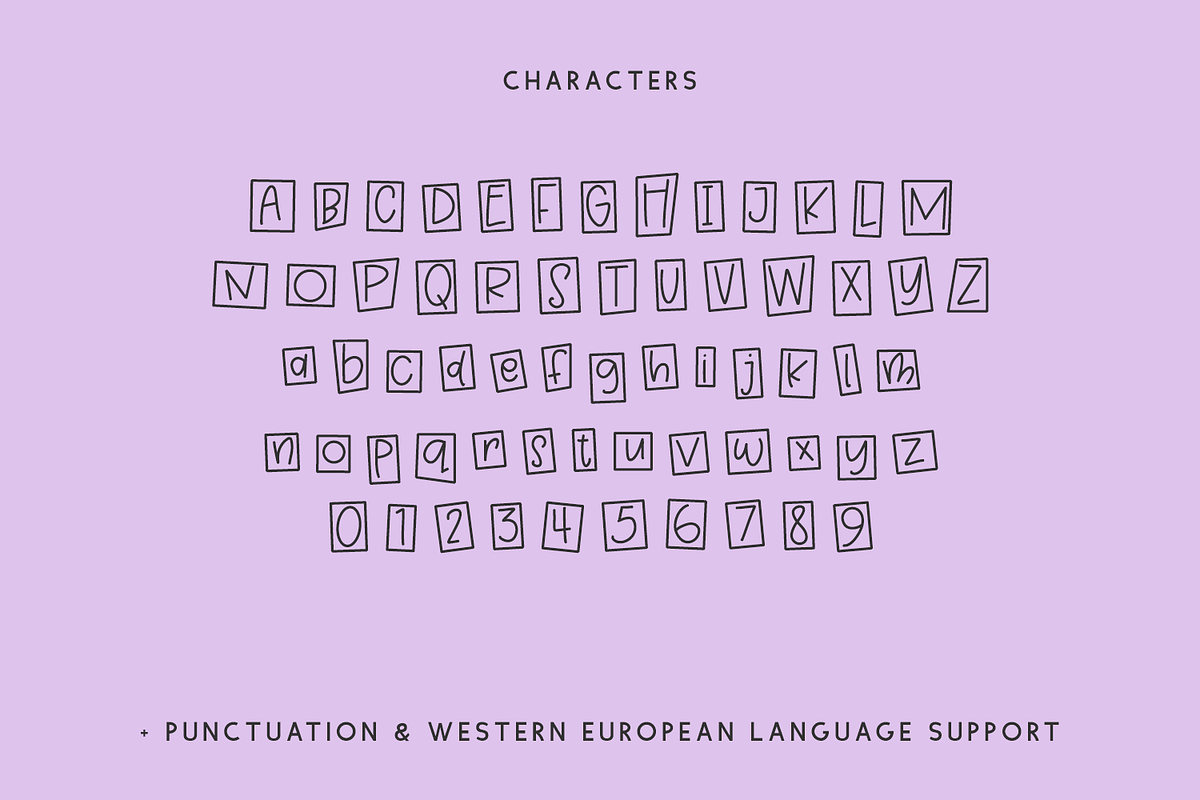 Doodleblock Display Font, a Handwritten Font by Beck McCormick (Photo 5 of 5)