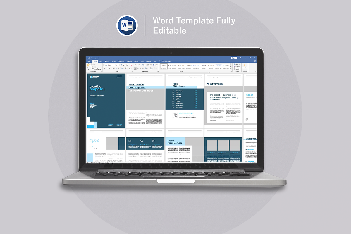 Proposal | Canva, Word, PPTX, IND, a Brochure Template by ArtisticLand (Photo 11 of 12)
