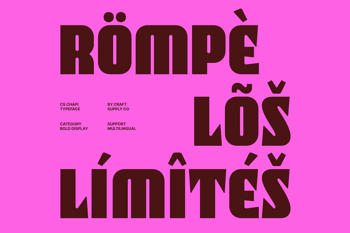 CS Chapi – Chunky Font, a Sans Serif Font by Craft Supply Co. (Photo 7 of 8)