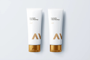 Cosmetic Tube Mockup, a Product Mockup by zpackcreative