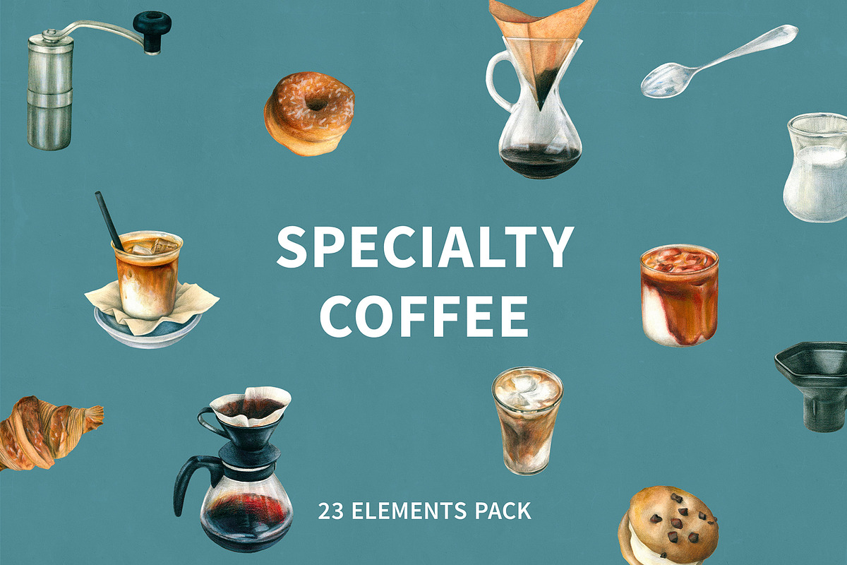 Specialty Coffee Pack, a Food Illustration by Manuka (Photo 1 of 8)
