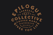 Epilogue - A Vintage Font, a Sans Serif Font by Hustle Supply Co. (Thumbnail 6 of 7)