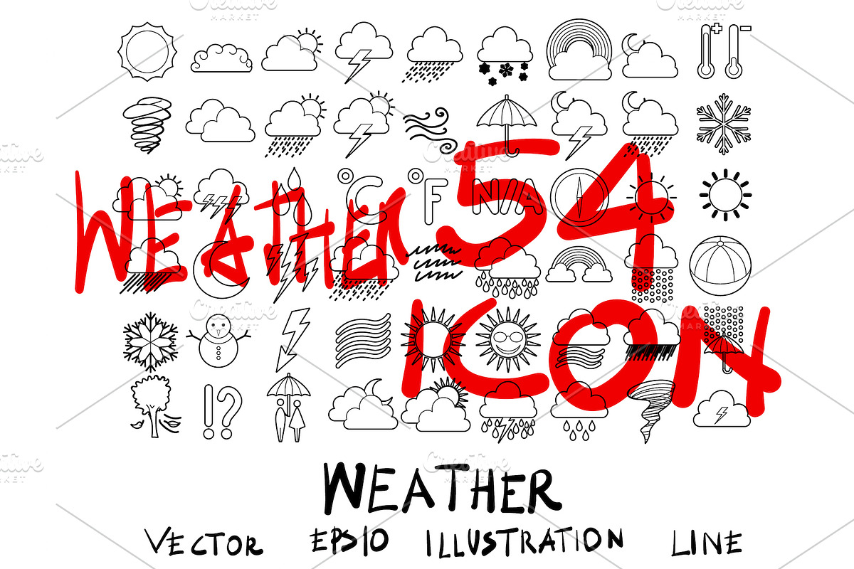 520 Line icons set, an Outline Icon by TKDoodle (Photo 5 of 8)
