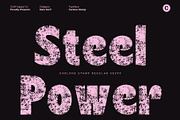 Carlone Stamp, a Sans Serif Font by Craft Supply Co. (Thumbnail 2 of 8)