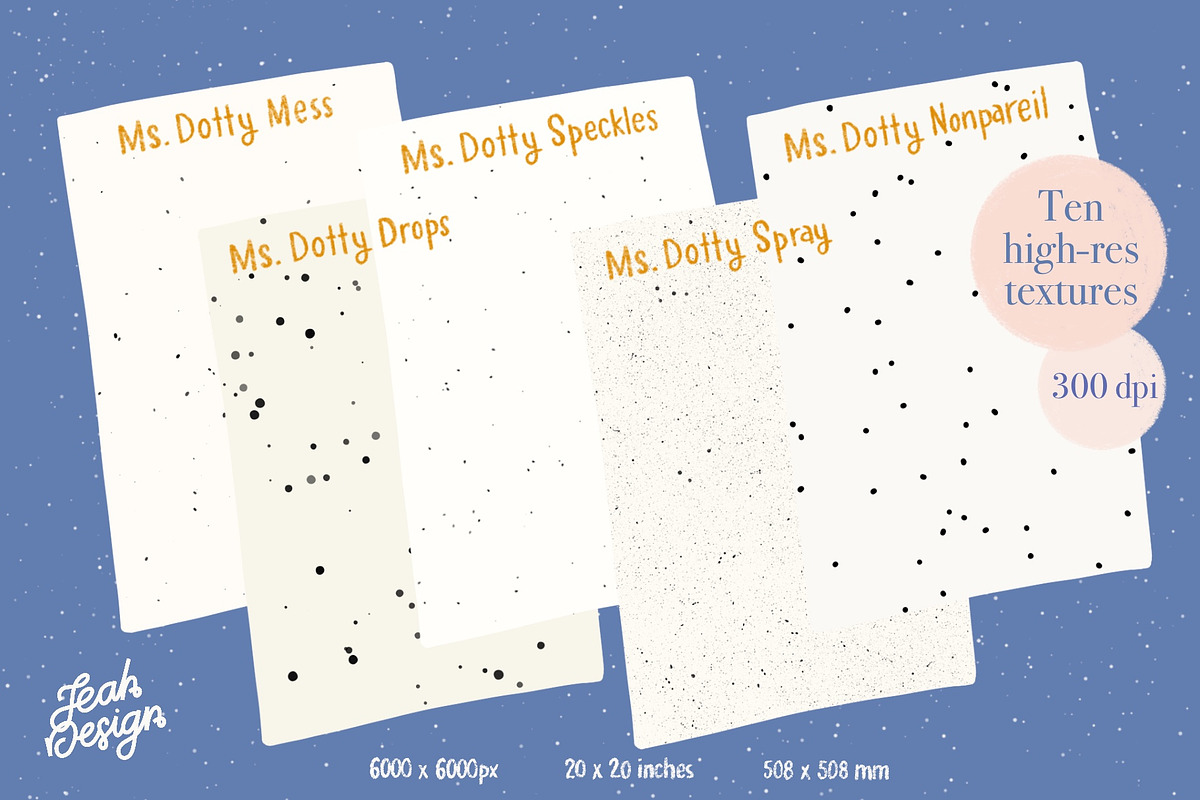 Ms. Dotty Texture Kit, a Texture Graphic by Jeah Design (Photo 2 of 9)