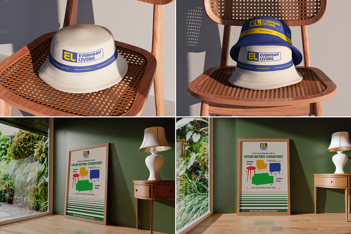Living Room Lifestyle Mockups, a Mockup by Vitora Mockup (Photo 4 of 12)