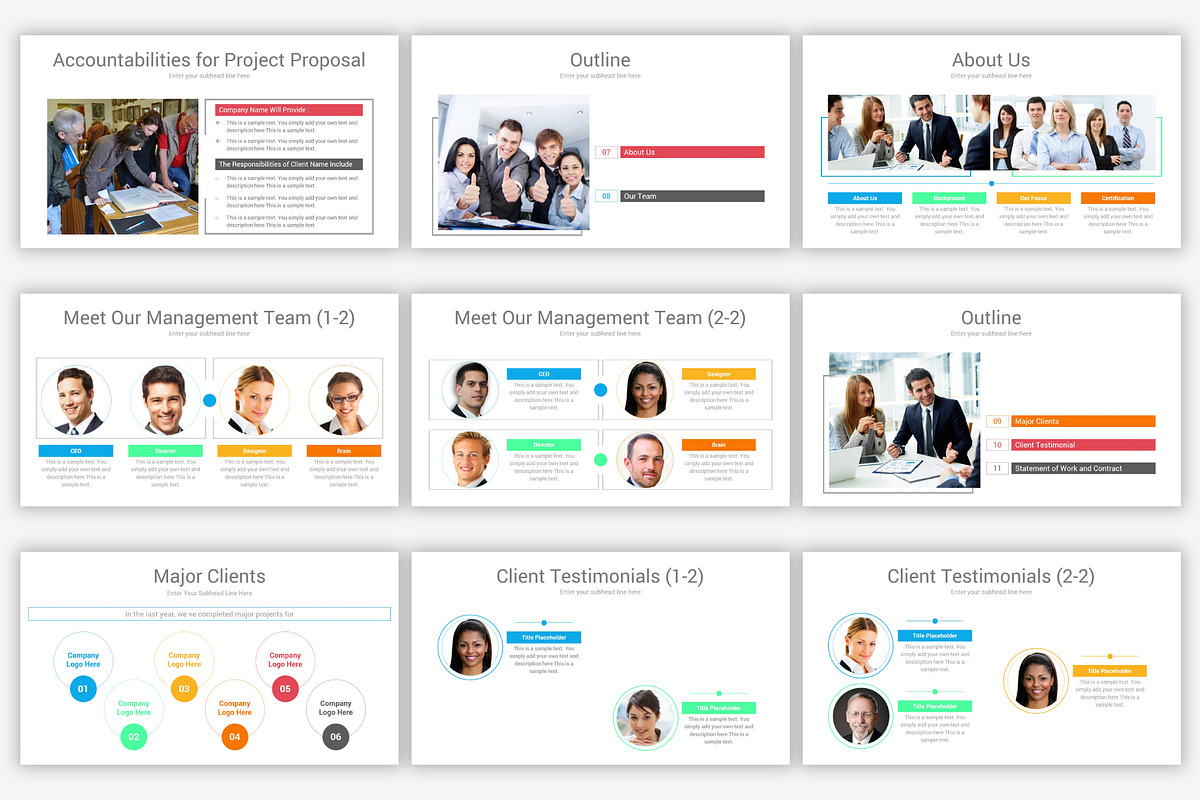 Business Proposal PowerPoint Design, a Presentation Template by OceanArt (Photo 6 of 20)