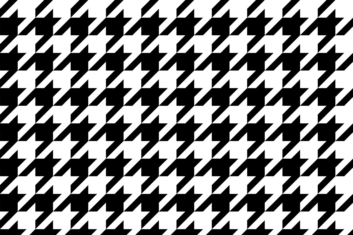 3 samples of Hounds-tooth pattern, a Pattern Graphic by tkdesign (Photo 3 of 4)