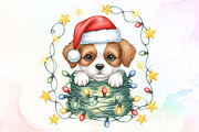 Christmas Dog PNG Clipart, an Illustration by Sublimation Artist (Thumbnail 1 of 9)