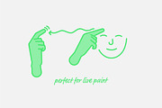 72 Sign Language Gestures, an Education Illustration by pkahraman (Thumbnail 4 of 5)