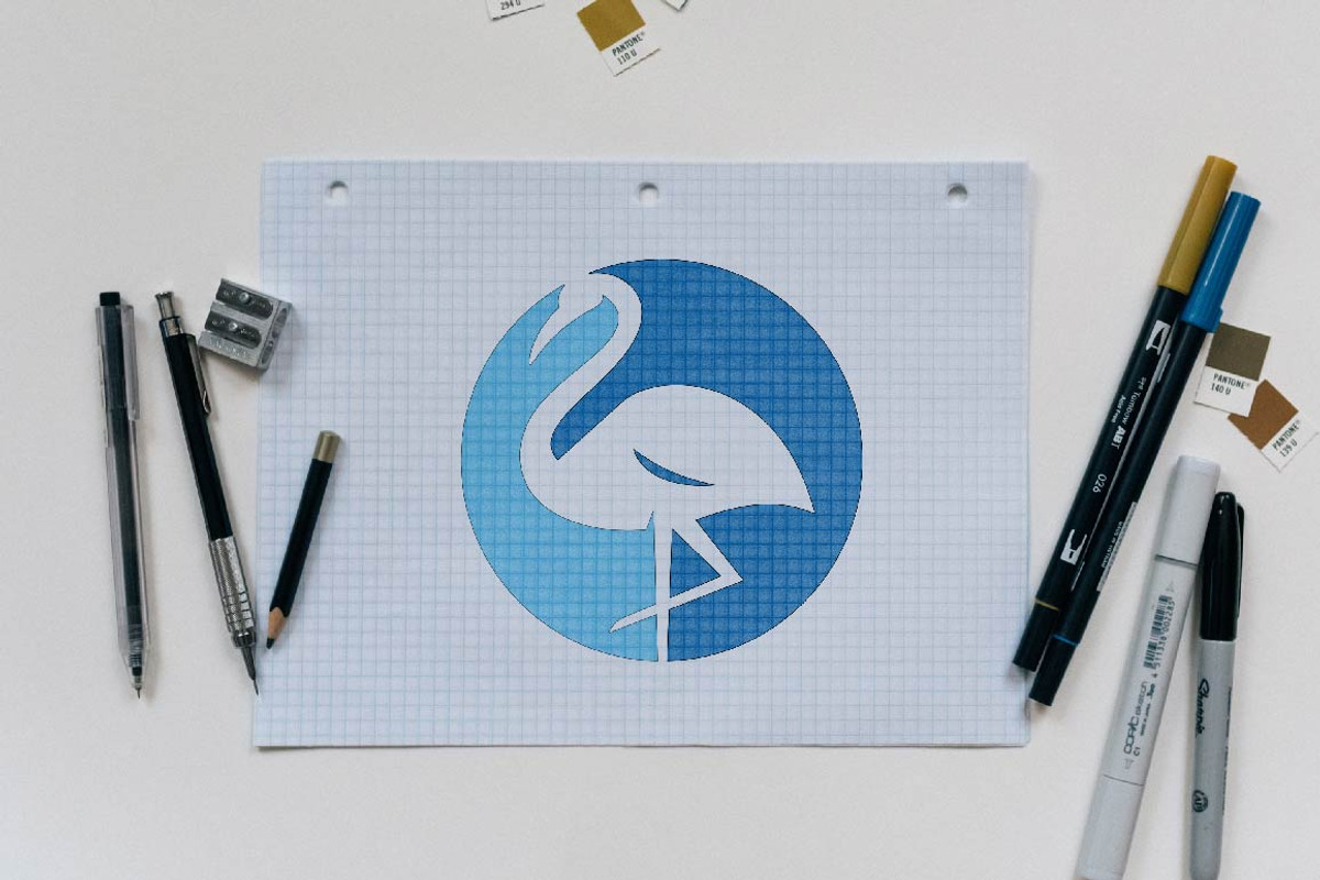 Circle Stork Bird Animal Logo, a Branding & Logo Template by jongcreative (Photo 3 of 4)