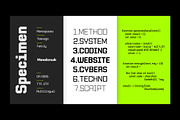 Monobreak Family!, a Sans Serif Font by TeenageFoundry (Thumbnail 5 of 10)