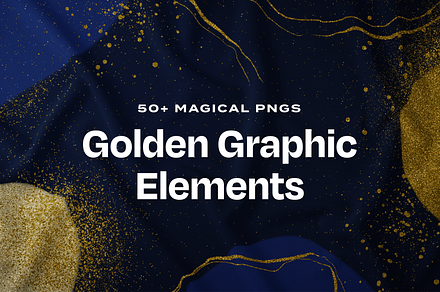 54 Golden Graphic Elements