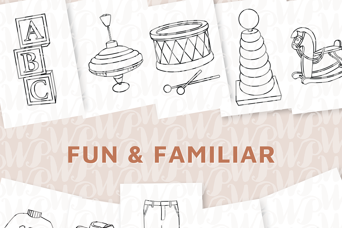 Early Years Colouring Book Template preview 3