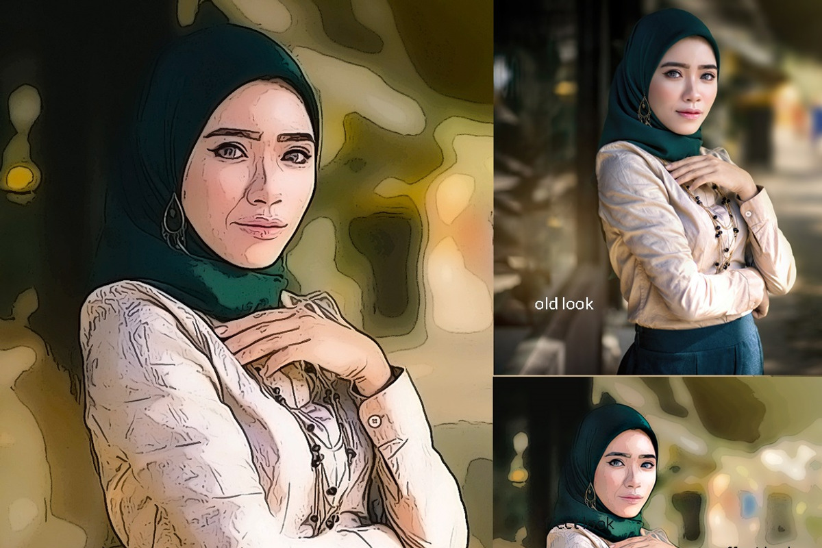 Portrait Cartoon Photoshop Action, an Action Add-On by MRI STUDIO (Photo 6 of 10)