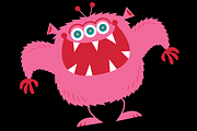 4 Fuzzy Monsters, a Graphic by steckfigures (Thumbnail 4 of 5)