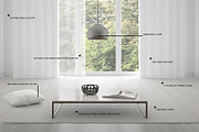 Curtains Room Scene Mockup, a Household Mockup by creatsy2 (Thumbnail 2 of 9)