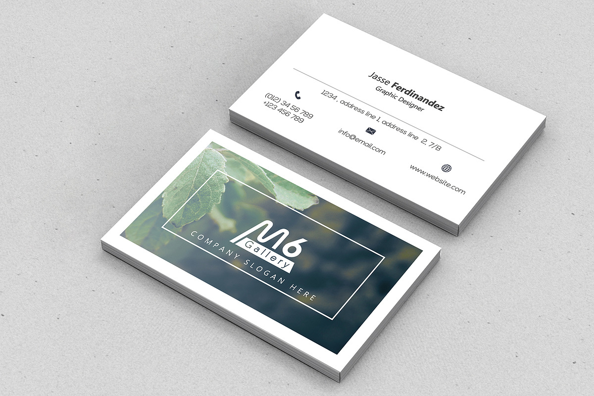 Unique 50 Business Card Bundle, a Business Card Template by M6 Gallery (Photo 36 of 151)