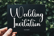 Sunday Wedding, a Handwritten Font by InermediaSTUDIO (Thumbnail 4 of 7)