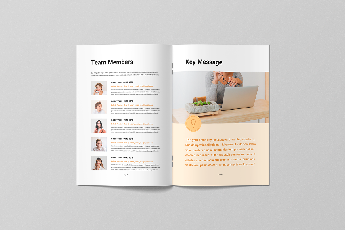 Creative Brief | Canva, Word, INDD, a Brochure Template by Leaflove (Photo 4 of 9)