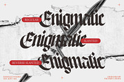 NCL Enigmatic Waesbendiy, a Blackletter Font by Enxyclo Studio (Thumbnail 5 of 18)