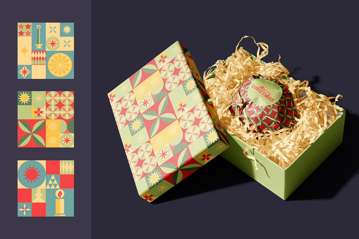 Christmas Graphic Vector Set, a Pattern Graphic by Deveze Art & Co (Photo 5 of 10)
