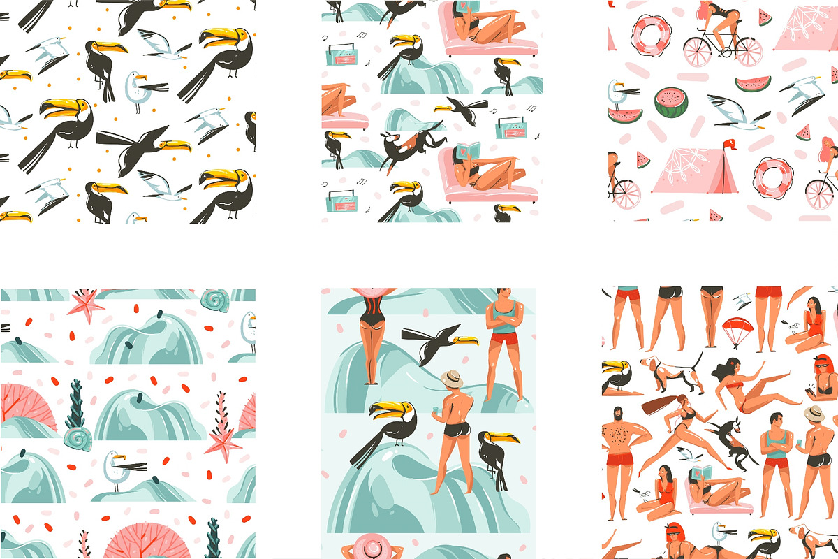 On The Beach, an Animal Illustration by Anastasy_helter (Photo 9 of 11)