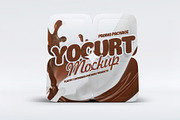 Plastic Container for Yogurt Mockup, a Packaging Mockup by DesignRushMarket (Thumbnail 3 of 9)