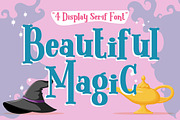 Beautiful Magic - 4 Display Serif, a Slab Serif Font by PutraCetol Studio (Thumbnail 1 of 11)
