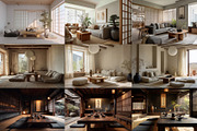 Aesthetic Japandi Home Interiors, an Architecture Photo by HipFonts (Thumbnail 10 of 11)