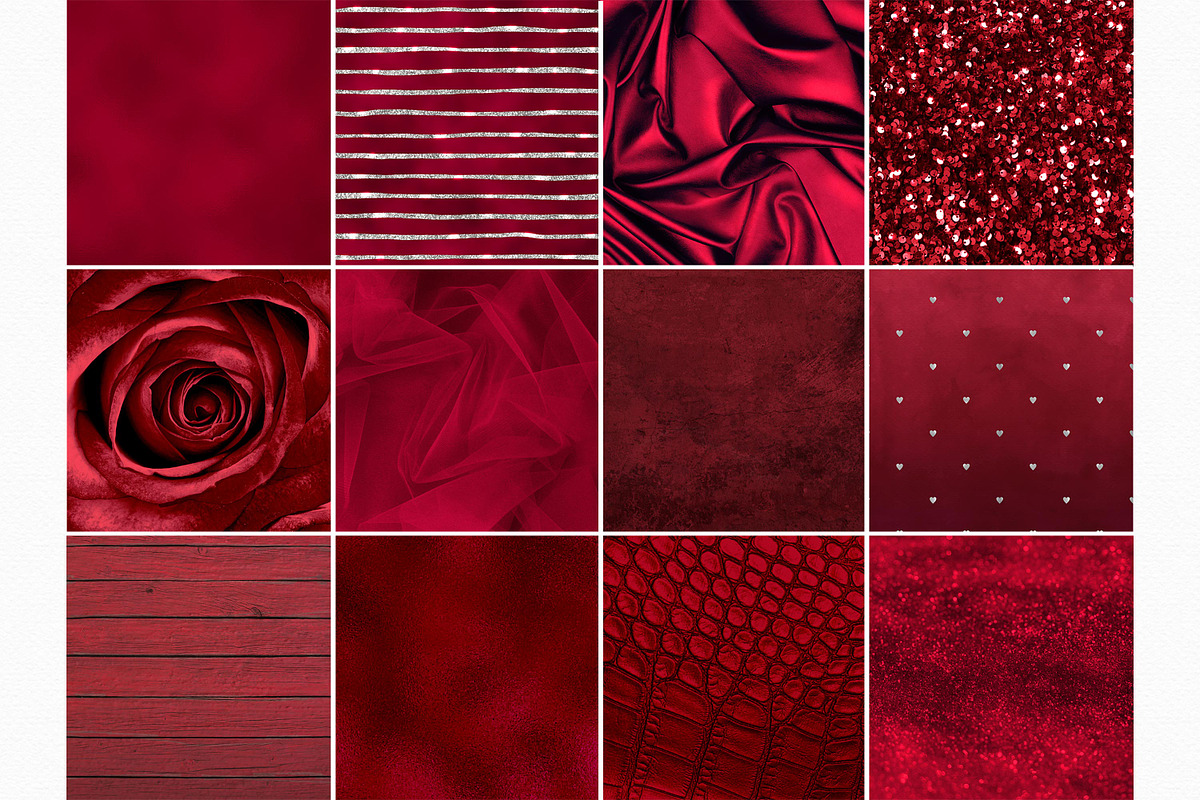 Valentine's Day Red Textures, a Texture Graphic by rileyBgraphics (Photo 2 of 7)