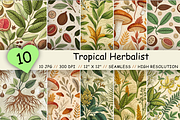 Tropical Herbalist Seamless Pattern, a Pattern Graphic by FloridPrintables (Thumbnail 1 of 7)