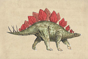 Dinosaurs Watercolor #1  Bundle, an Illustration by Doggy Days (Thumbnail 3 of 14)