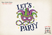 Mardi Gras Hand-drawn PNG Bundle, an Object Illustration by GlitterCraft (Thumbnail 82 of 101)