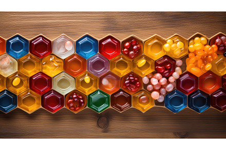 sweet jelly candy food ai generated, a Background Photo by pikepicture