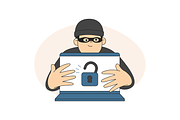 Cyber Crime Illustration, an Object Graphic by Jump Studio (Thumbnail 6 of 12)